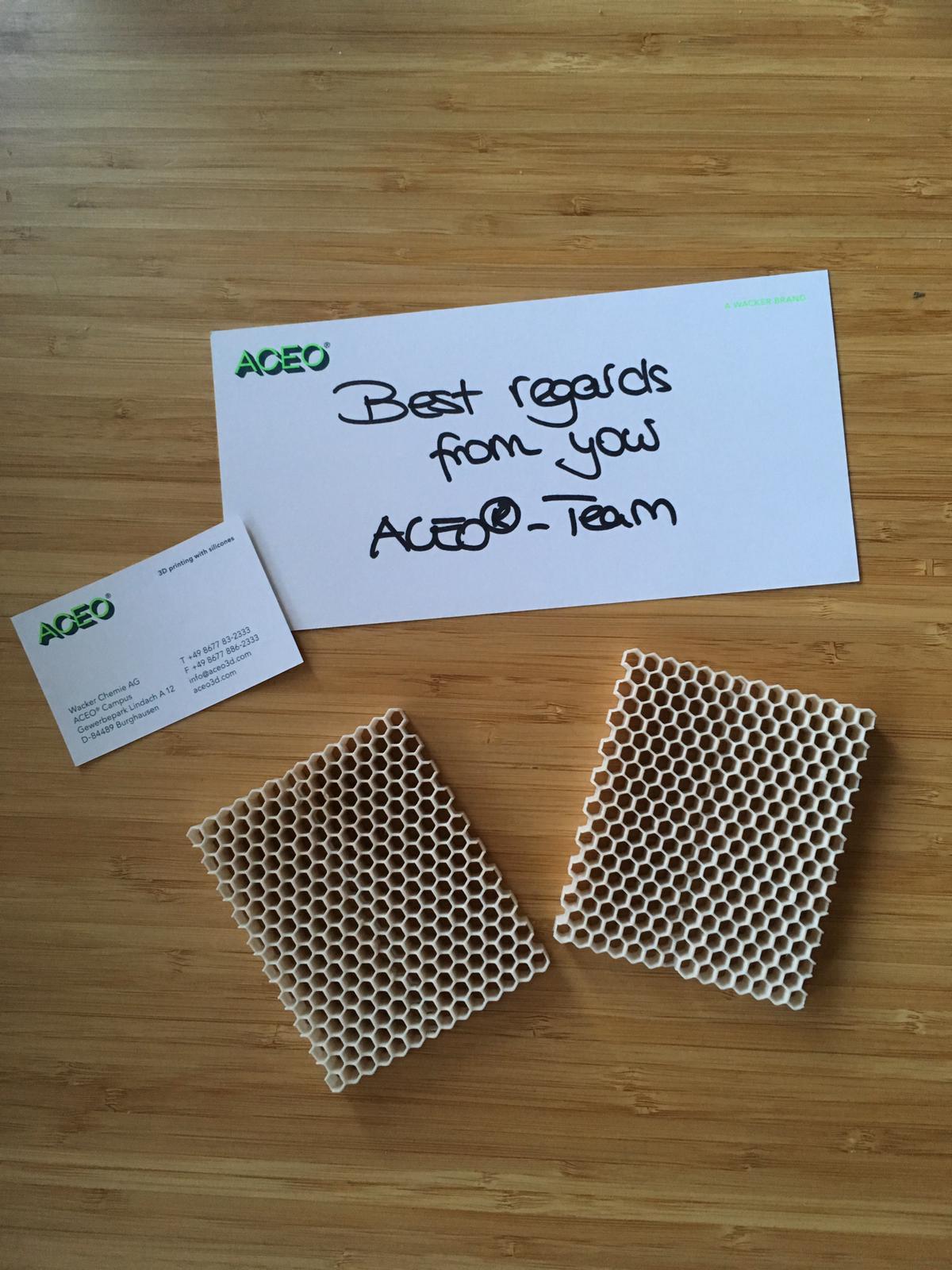 erstes model der Honigwaben